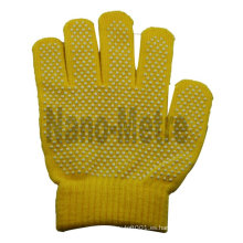 NMSAFETY puntos de pvc en guantes de algodón